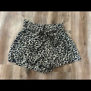 Hollister Cheetah Print Shorts